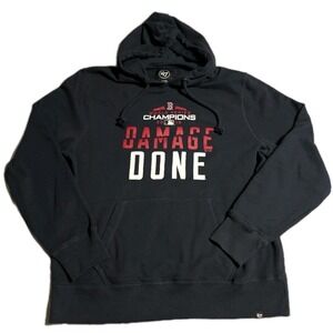 Boston Red Sox 2018 World Series Champions Damage Done Hoodie Mens XL 47 Brand